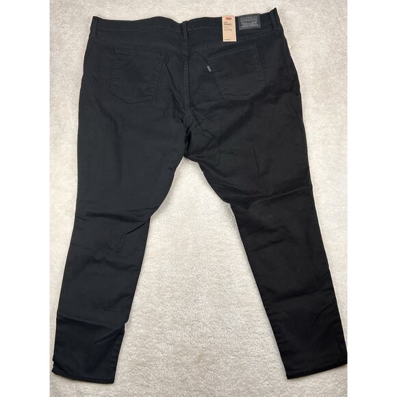 Levis Sculpt 711 Skinny Jeans Womens 26W Black Hypersoft Stretch Mid Pants New - Picture 2 of 13